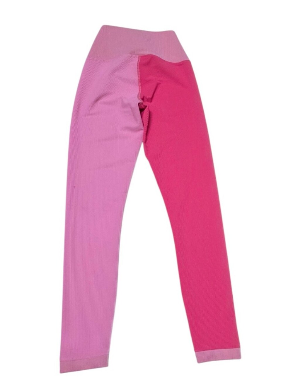 Beach Riot X LoveShackFancy Ribbed Pink Color Block Jogger Pants - Picture 3 of 8